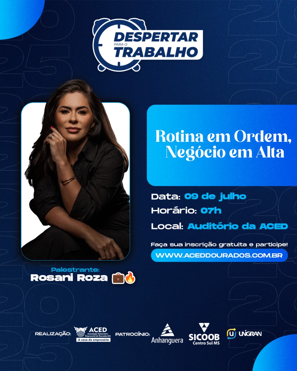 Capacitação gratuita da ACED é nesta quarta-feira com especialista em desenvolvimento Capacitação gratuita da ACED é nesta quarta-feira com especialista em desenvolvimento